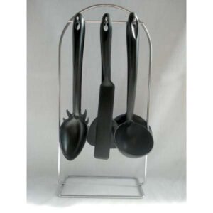 juego de cocina metaltex rapid 6 piezas + soporte