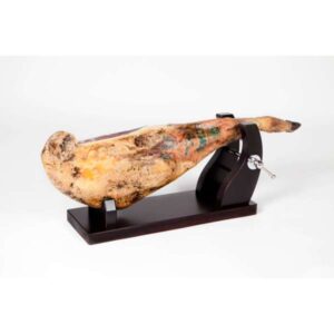 Jamonero buarfe rioja madera de haya lacado wengué