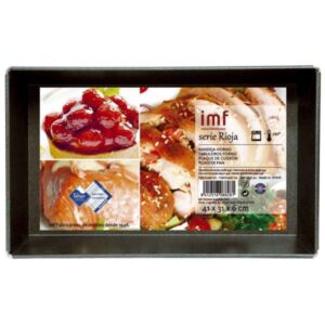 Bandeja imf Rioja rectangular con escuadras 41x31x6 cm