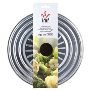 Tapa Imf 36 cm multiusos acero inox ref.1457